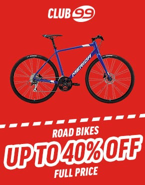 Up to 40% Off Full Price Road Bikes - Club 99