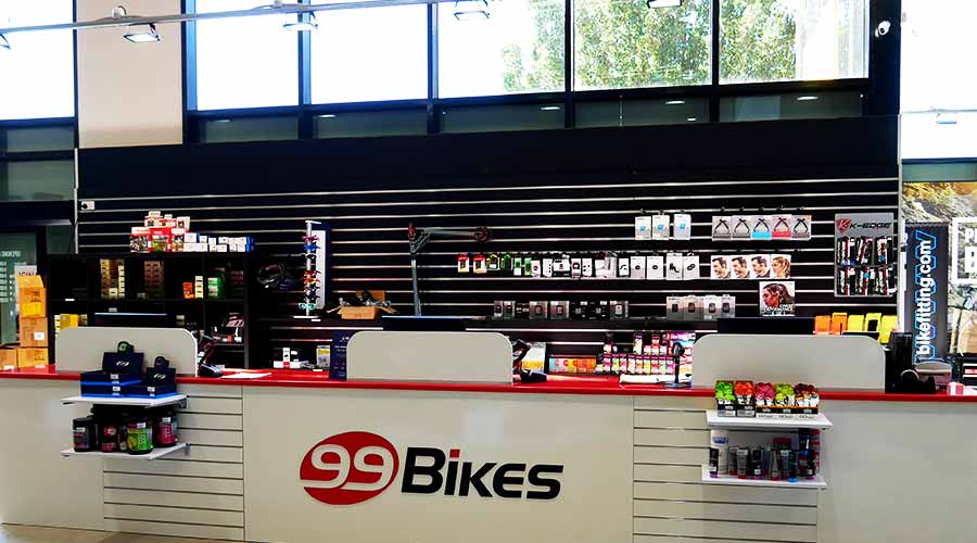 99 Bikes Airport West Counter